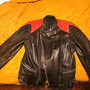Genuine Leather, Retro Motorcycle Jacket